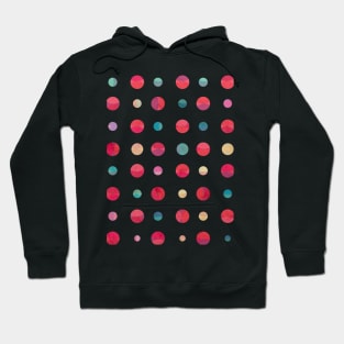 Planets Pattern Black Universe Hoodie